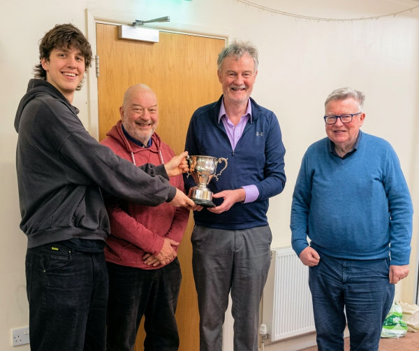 Newton Abbot Team holding the Mamhead cup